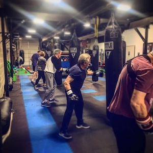 The heavy bag portion of our class helps our boxers become strong and move with better confidence.